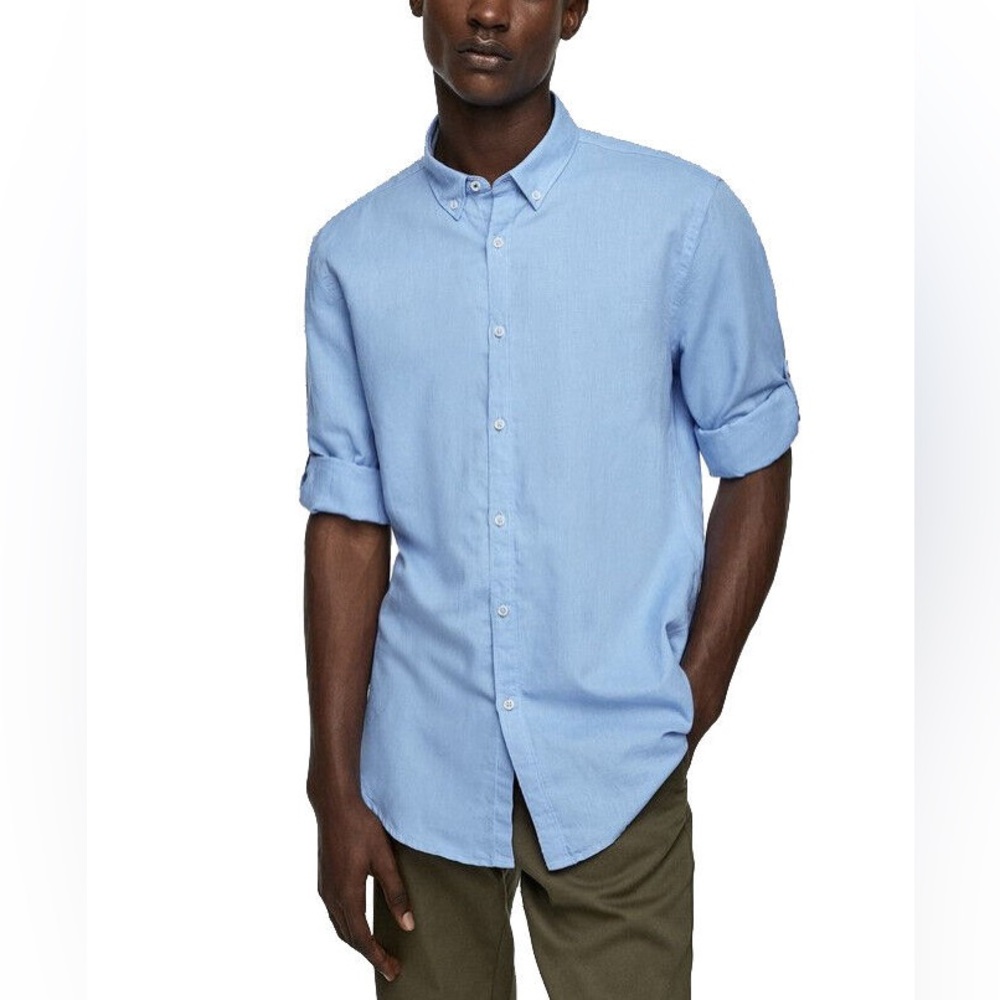 Zara men’s slim fit button down, size small
